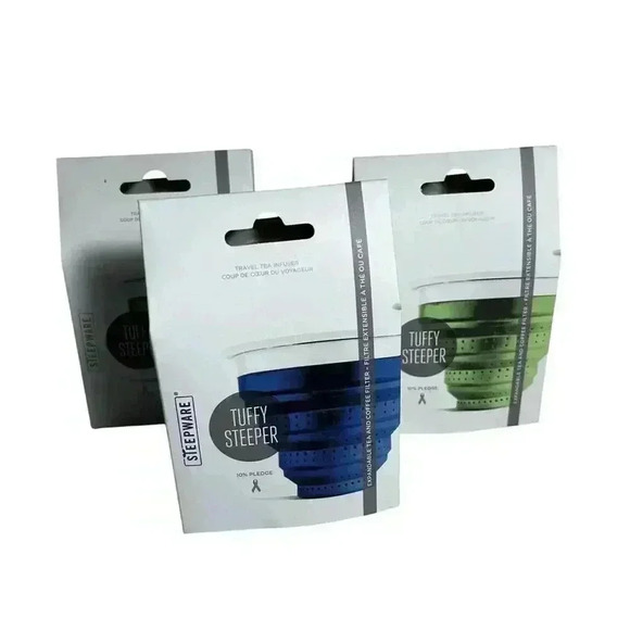 Lot Of 3 Tuffy Steepers Travel Loose Tea Infusers Brand New - Picture 1 of 8